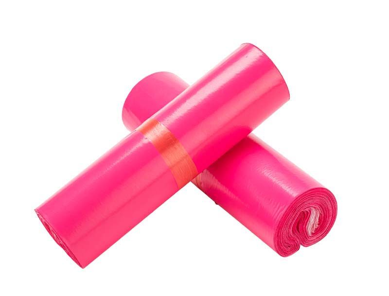 肃宁玫红色快递袋-02